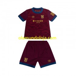 Camisola Ipswich Town Criança Equipamento Segundo 2024-2025 Manga Curta